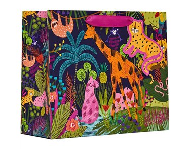 JUNGLE BOOGIE MEDIUM SHOPPER GIFT BAG 6S