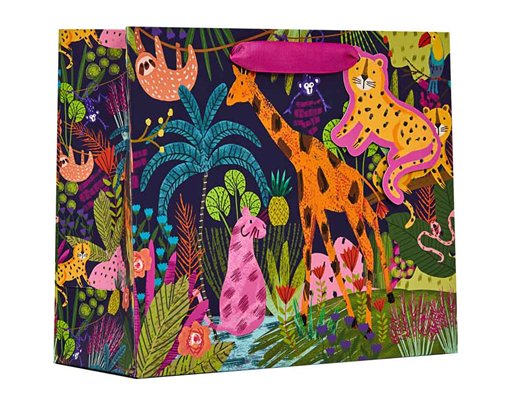 JUNGLE BOOGIE MEDIUM SHOPPER GIFT BAG 6S