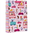 WHEELIE FUN PINK XLG GIFT BAG 6S