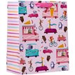 WHEELIE FUN PINK LARGE GIFT BAG 6S