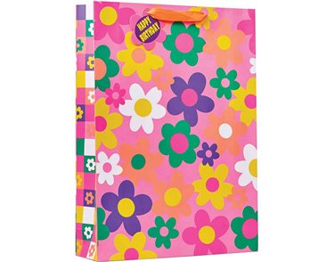 FLOWER POWER XLG GIFT BAG 6S