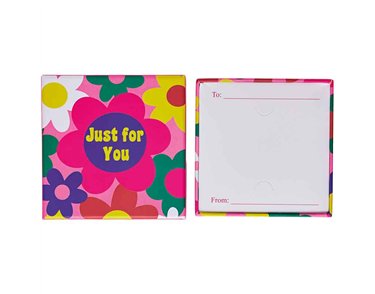 FLOWER POWER GIFT CARD BOX