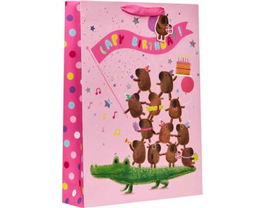 CAPY BIRTHDAY XLG GIFT BAG 6S