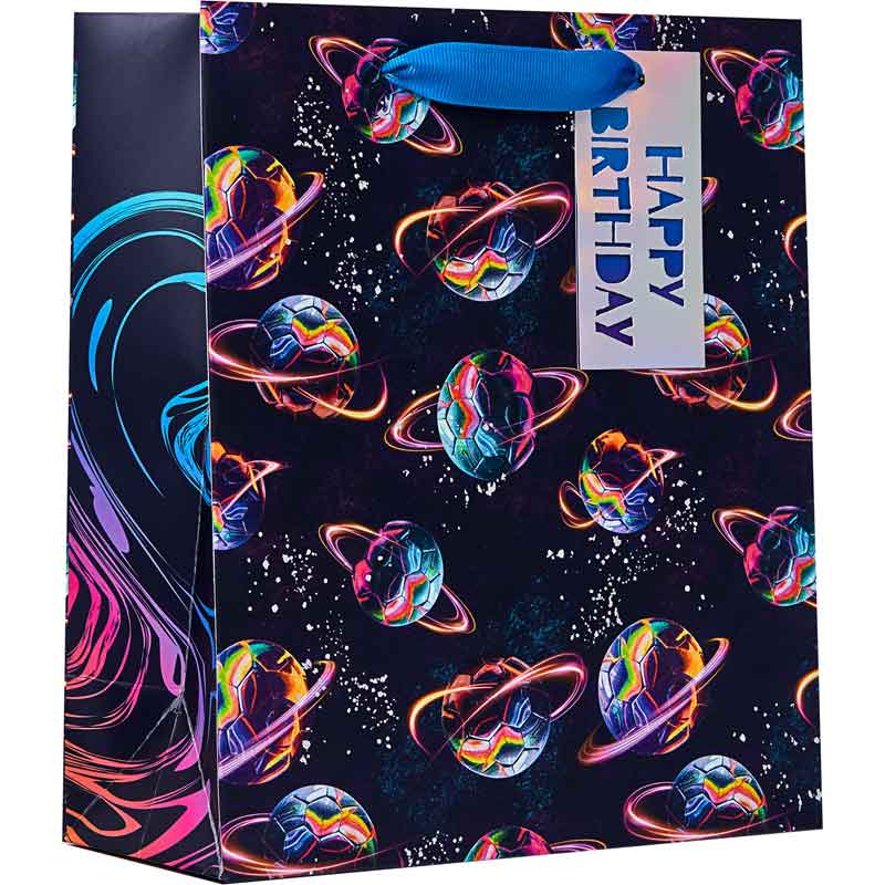 PLANET FOOTBALL MEDIUM GIFT BAG 6S