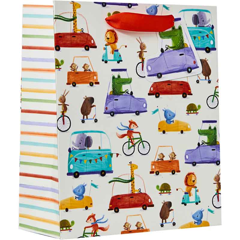 WHEELIE FUN MEDIUM GIFT BAG 6S