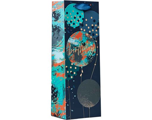 BIRTHDAY BALLOONS BOTTLE BAG 6S