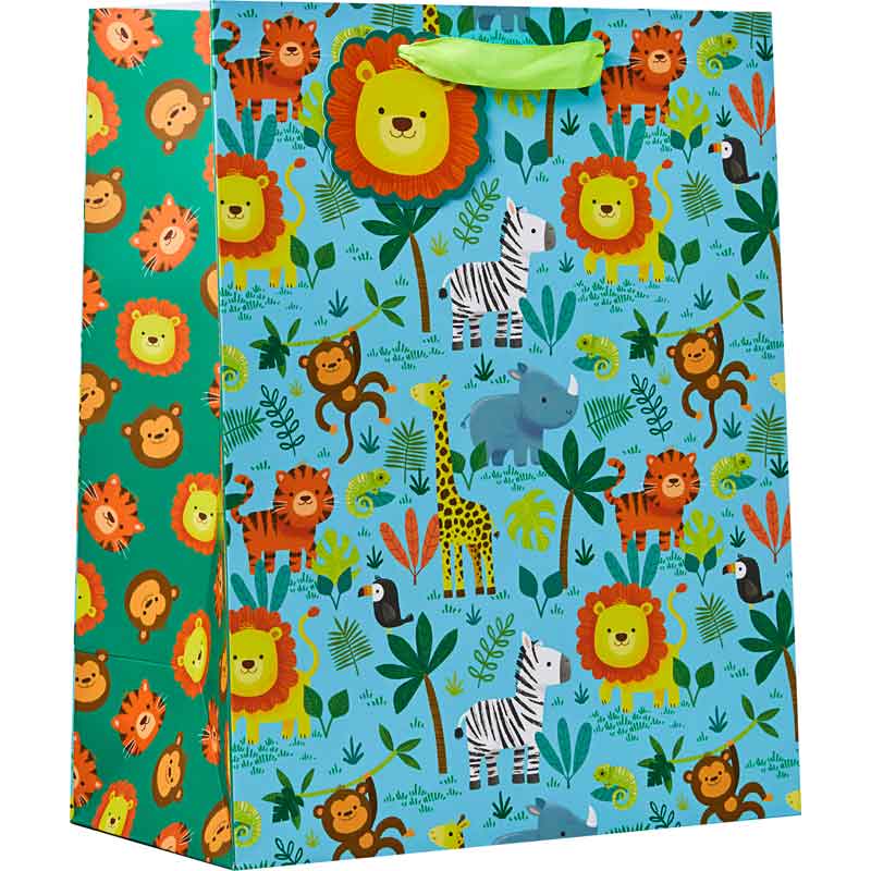 JUNGLE LARGE GIFT BAG 6S