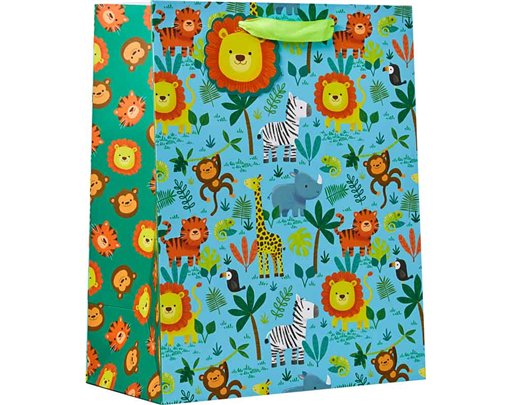 JUNGLE LARGE GIFT BAG 6S