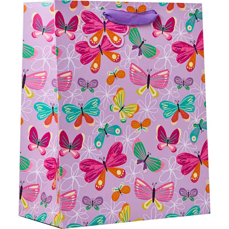 BUTTERFLY LARGE GIFT BAG 6S