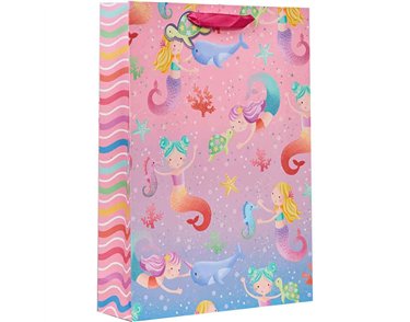 MERMAID XLG GIFT BAG 6S