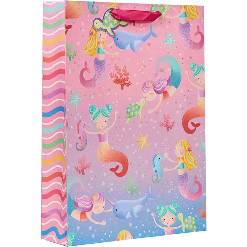 MERMAID XLG GIFT BAG 6S