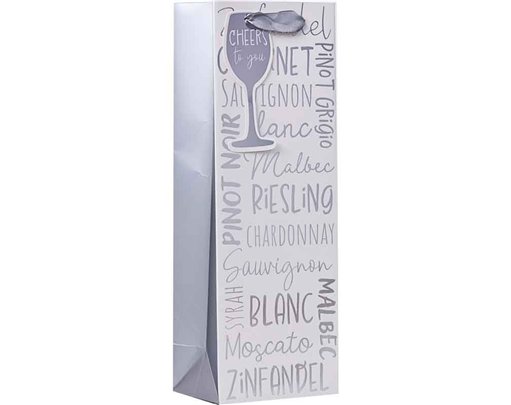 WINE TEXT BOTTLE BAG 6S