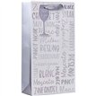 WINE TEXT DOUBLE BOTTLE BAG 6S