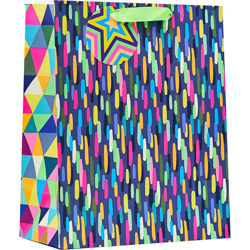 PAINT STROKES LARGE GIFT BAG 6S
