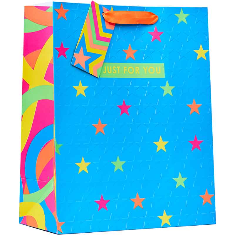 JUST FOR YOU STARS LARGE GIFT BAG 6S