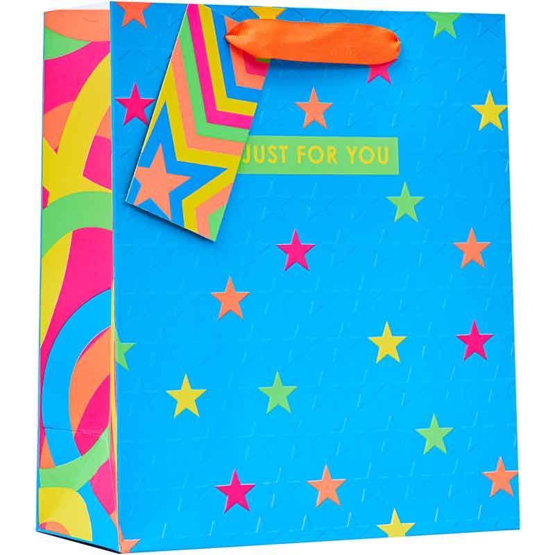 JUST FOR YOU STARS MEDIUM GIFT BAG 6S