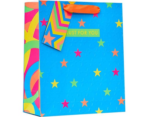 JUST FOR YOU STARS MEDIUM GIFT BAG 6S