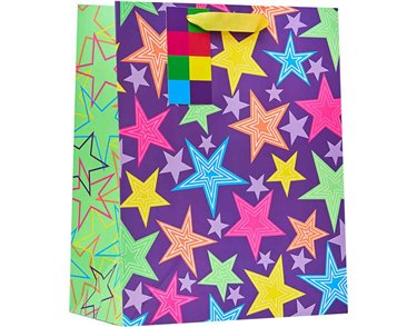 STARS LARGE GIFT BAG 6S