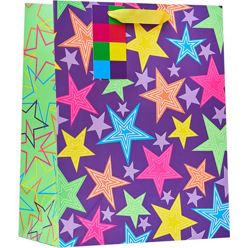 STARS LARGE GIFT BAG 6S