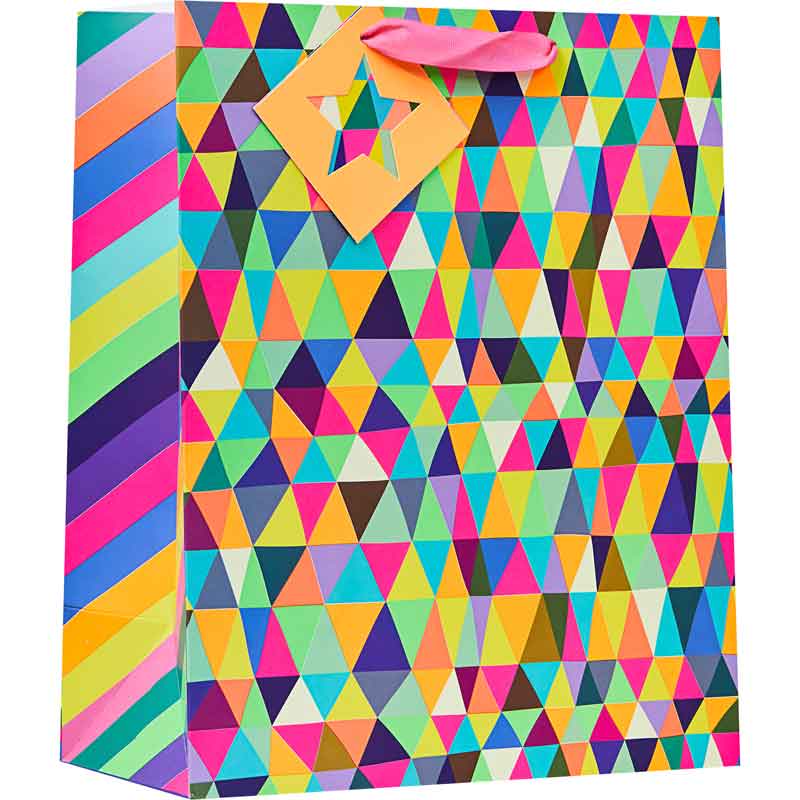TRIANGLES LARGE GIFT BAG 6S