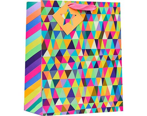 TRIANGLES LARGE GIFT BAG 6S