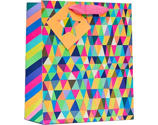 TRIANGLES MEDIUM GIFT BAG 6S