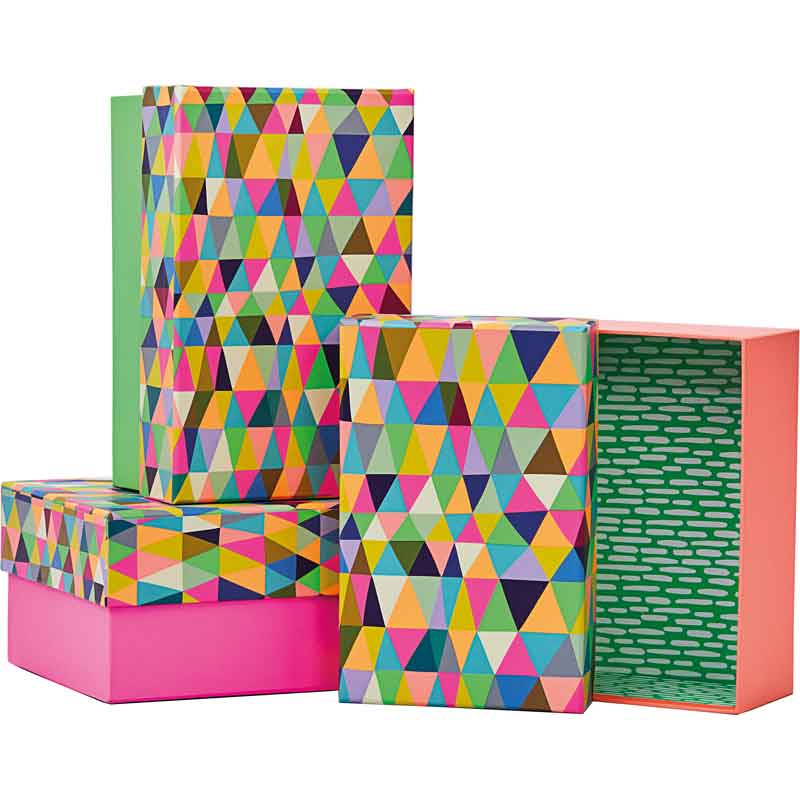 3SET TRIANGLES GIFT BOXES