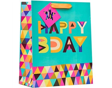 HAPPY BIRTHDAY LARGE GIFT BAG 6S