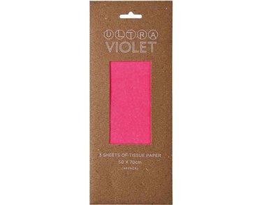 3PC PINK NEON TISSUE SHEETS 12S
