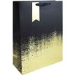 BLACK GOLD DISTRESSED XLG GIFT BAG 6S