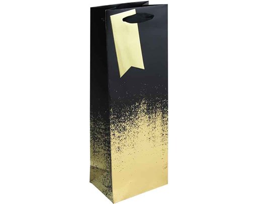 BLACK GOLD DISTRESSED BOTTLE BAG 6S