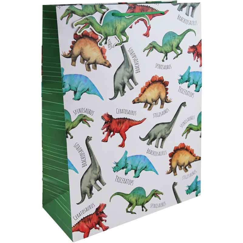 DINO XLG GIFT BAG 6S