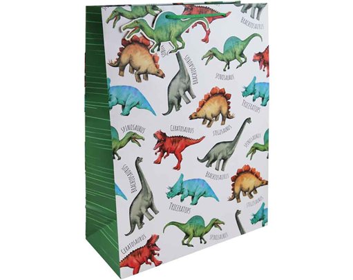 DINO XLG GIFT BAG 6S