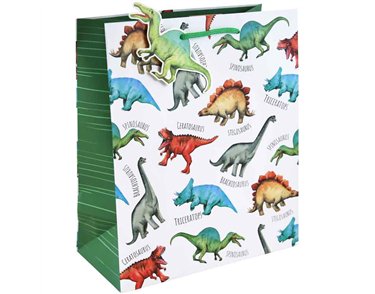 DINO LARGE GIFT BAG 6S