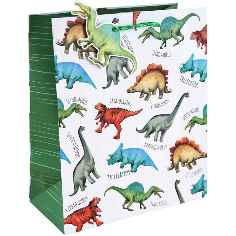 DINO LARGE GIFT BAG 6S