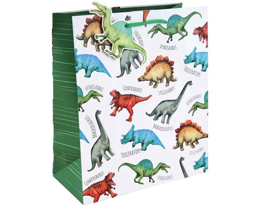 DINO LARGE GIFT BAG 6S