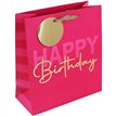 PINK BIRTHDAY MEDIUM GIFT BAG 6S