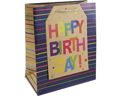 BIRTHDAY TAG LARGE GIFT BAG 6S