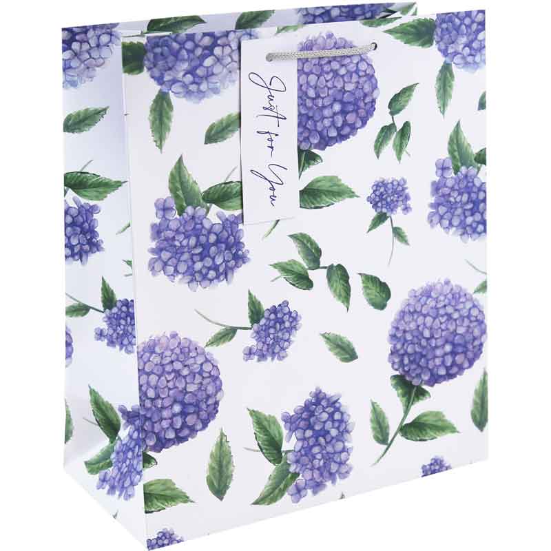 HYDRANGEA LARGE GIFT BAG 6S