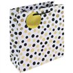 MONO DOTS WHITE MEDIUM GIFT BAG 6S