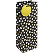 MONO DOTS BLACK BOTTLE BAG 6S