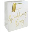 WEDDING DAY SCRIPT LARGE GIFT BAG 6S