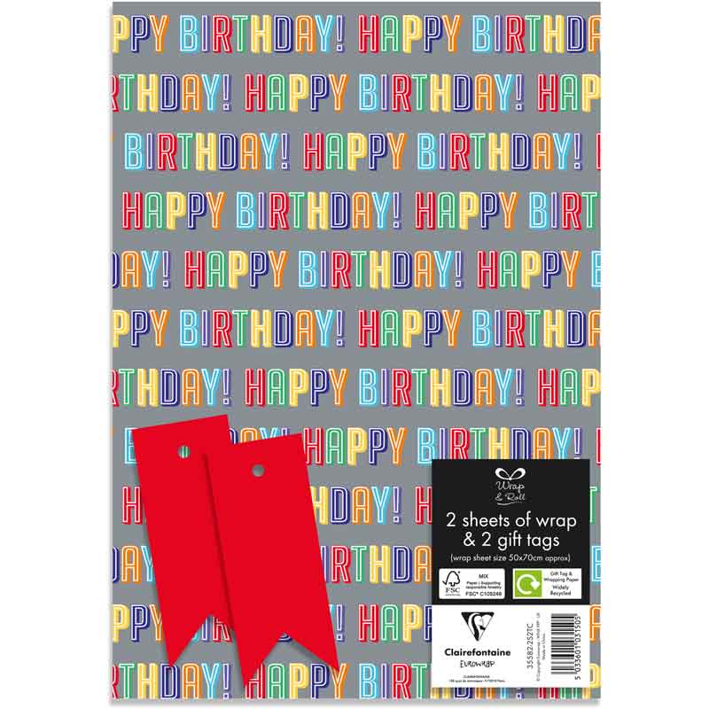 BIRTHDAY GIFTWRAP AND TAGS