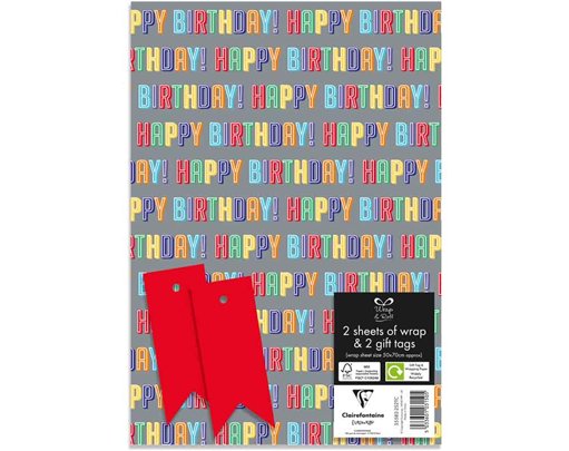 BIRTHDAY GIFTWRAP AND TAGS