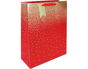 RED OMBRE XLG GIFT BAG 6S