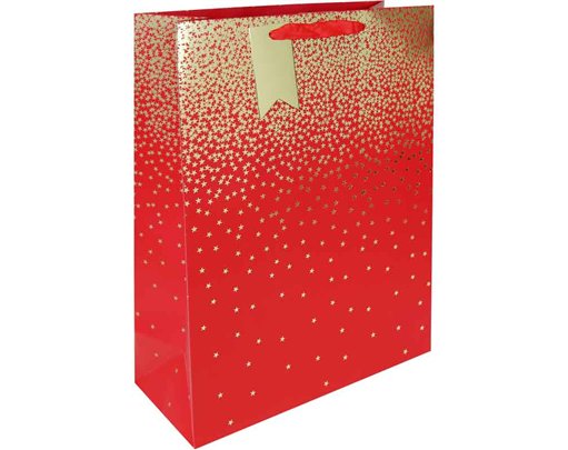 RED OMBRE XLG GIFT BAG 6S