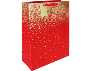 RED OMBRE LARGE GIFT BAG 6S