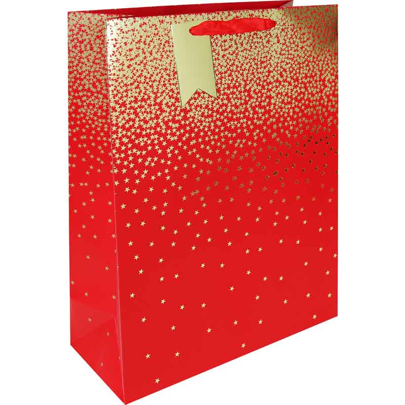 RED OMBRE LARGE GIFT BAG 6S