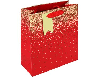 RED OMBRE MEDIUM GIFT BAG 6S