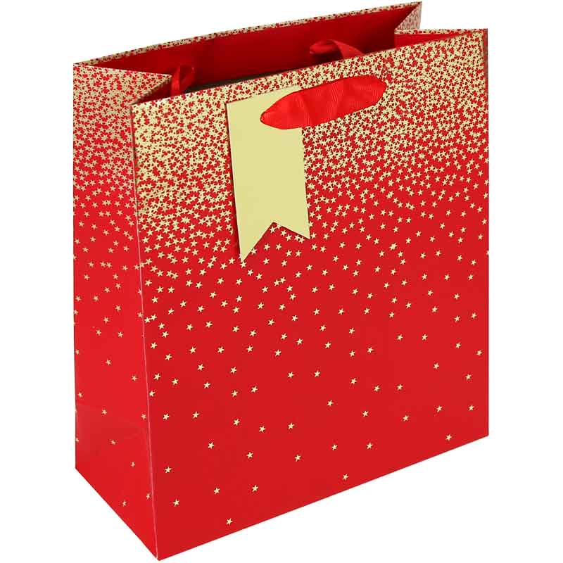 RED OMBRE MEDIUM GIFT BAG 6S